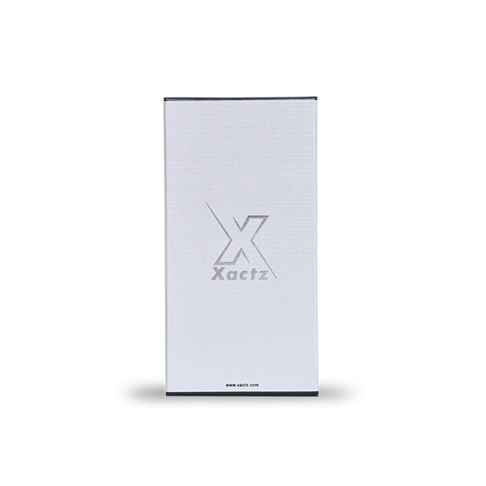 White Gold Embossed Detailed Lid and Base Luxury Gift Box