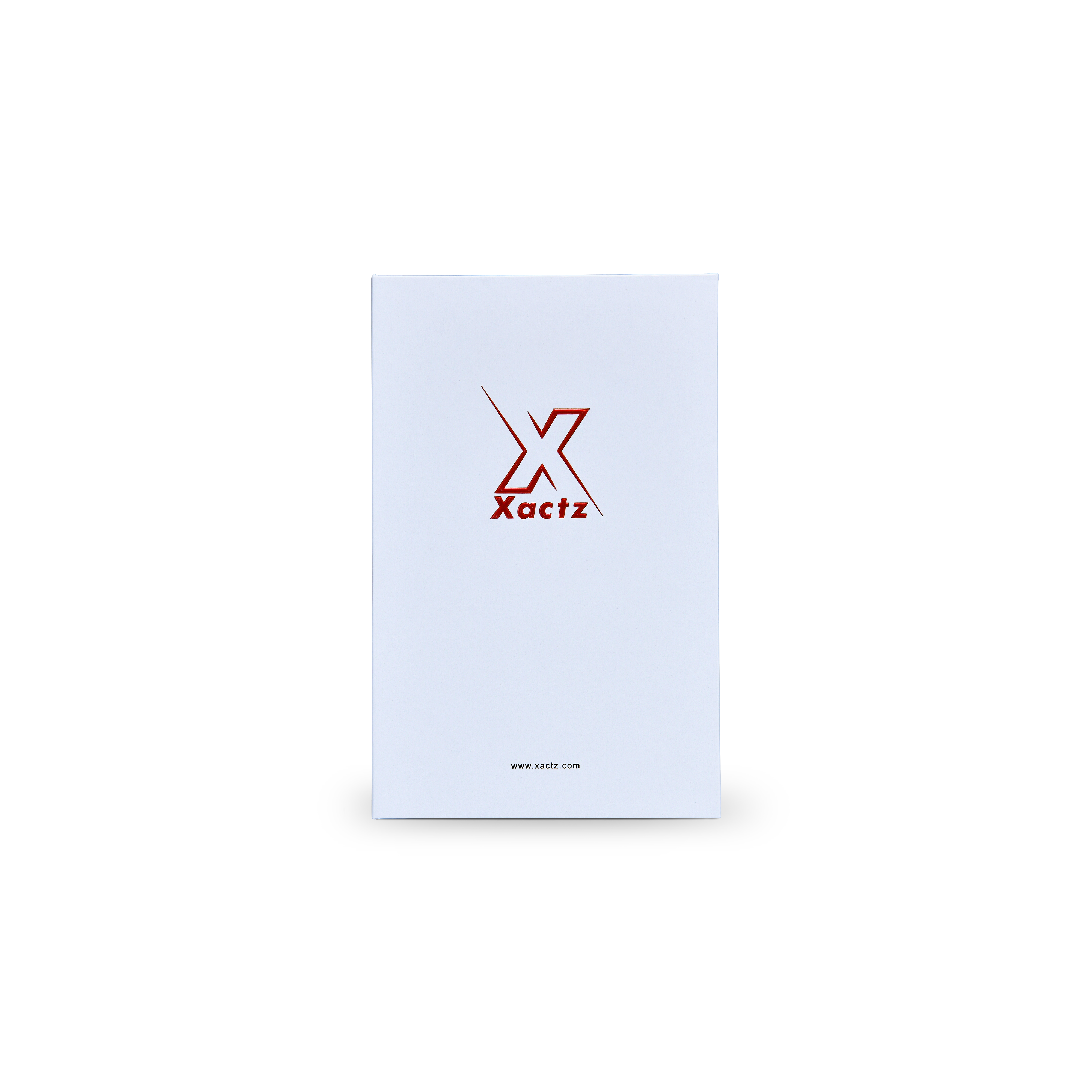 White Light Green Embossed Red Gold Foil Book-Shaped Luxury Gift Box with Anti-Scratch Matte Lamination