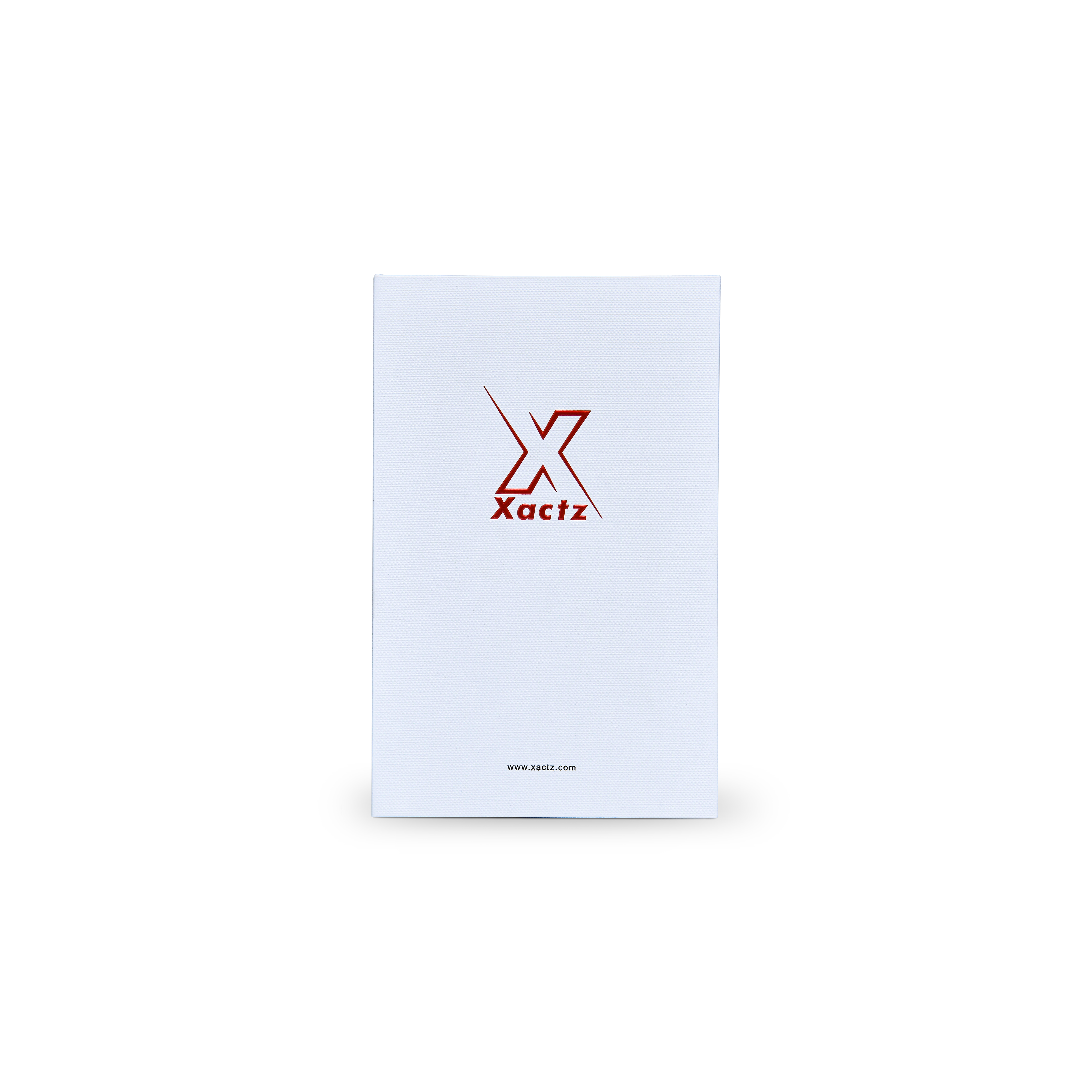 White Sage Grey Embossed Red Gold Foil Book-Shaped Luxury Gift Box with Elegant Lotus Texture and Rectangular Inner Tray