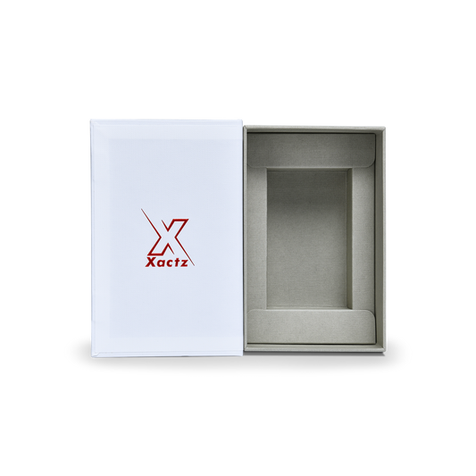 Luxuriöse maßgeschneiderte weiße Buchbox mit Lotusstruktur rechteckige Tray-Verpackung